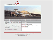 Tablet Screenshot of colonial-air.com